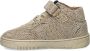 BunniesJR 224653-908 Meisjes Hoge Sneakers Taupe Suède Veters - Thumbnail 3