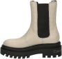 Calvin Klein Platte Vorm Hoge Chelsea Laarzen Beige Dames - Thumbnail 3