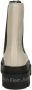 Calvin Klein Platte Vorm Hoge Chelsea Laarzen Beige Dames - Thumbnail 4