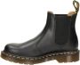 Dr. Martens Klassieke Chelsea-laarzen van glad leer met gele stiksels en AirWair-logo Black - Thumbnail 3