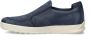 Ecco Byway nubuck instappers donkerblauw - Thumbnail 6
