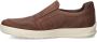 ECCO Byway leren heren instappers cognac Uitneembare zool - Thumbnail 17
