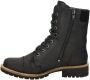 Ecco Elaine nubuck veterboots zwart zwart - Thumbnail 3