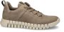 ECCO Gruuv M Sneakers taupe Nubuck Heren - Thumbnail 44