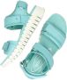 ECCO Gruuv Sandalen blauw Leer Dames - Thumbnail 3