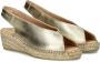 Fred de la bretoniere Espadrille Slingback Jamy Goud - Thumbnail 3