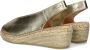 Fred de la bretoniere Espadrille Slingback Jamy Goud - Thumbnail 4