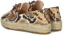 Fred de la Bretoniere June Chain dames espadrille Bruin multi - Thumbnail 4