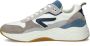 Hub Glide white navy elemental blue gum Wit Suede Lage sneakers Heren - Thumbnail 9