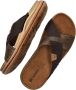 Inblu heren slipper Bruin - Thumbnail 4