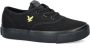 Lyle & Scott Wick Kids Zwart Jongens Textiel Logo 28 Sneakers - Thumbnail 3