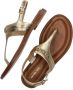 Michael Kors Mandy Thong Sandal Sandalen Dames Goud - Thumbnail 8