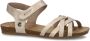 Mustang Sandalen Plat Sandalen Plat Goudkleur - Thumbnail 10