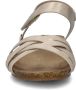 Mustang Sandalen Plat Sandalen Plat Goudkleur - Thumbnail 11