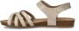 Mustang Sandalen Plat Sandalen Plat Goudkleur - Thumbnail 12