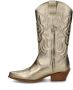 Nelson leren cowboylaarzen goud metallic - Thumbnail 6