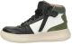 Nelson Kids suède sneakers zwart wit Jongens Suede 24 - Thumbnail 4