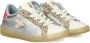 Nelson Kids leren sneakers wit zilver - Thumbnail 4