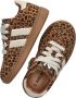 Nelson Kids suède sneakers met panterprint cognac - Thumbnail 5