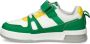Nelson Kids sneakers groen wit geel Jongens Imitatieleer Meerkleurig 28 - Thumbnail 4
