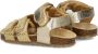 Nelson Kids leren sandalen goud - Thumbnail 6
