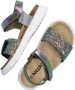 Nelson Kids leren sandalen met glitters zilver multi - Thumbnail 4