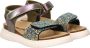 Nelson Kids leren sandalen met glitters zilver multi - Thumbnail 5