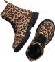 Nelson Kids veterboots met panterprint cognac zwart - Thumbnail 5