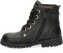 Nelson Kids leren veterboots zwart Meisjes Leer Effen 25 - Thumbnail 3