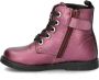 Nelson Kids leren veterboots paars metallic - Thumbnail 5