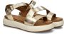 Nelson leren sandalen goud - Thumbnail 6