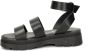 Nelson leren sandalen zwart - Thumbnail 5