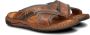 Nelson leren slippers cognac - Thumbnail 6