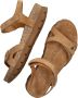 Panama Jack Platte Sandalen met Plakband Brown Dames - Thumbnail 11
