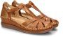 Pikolinos Cadaques leren sandalen cognac - Thumbnail 5
