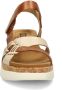 Pikolinos Comfortabele Damessandaal Bruin Wit Brown Dames - Thumbnail 14