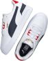 PUMA Shuffle Downtown Jr. kids sneaker Wit blauw - Thumbnail 5