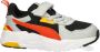 PUMA Trinity Lite AC+ PS Unisex Sneakers Black-Redmazing-Cool Light Gray-Tangerine - Thumbnail 7