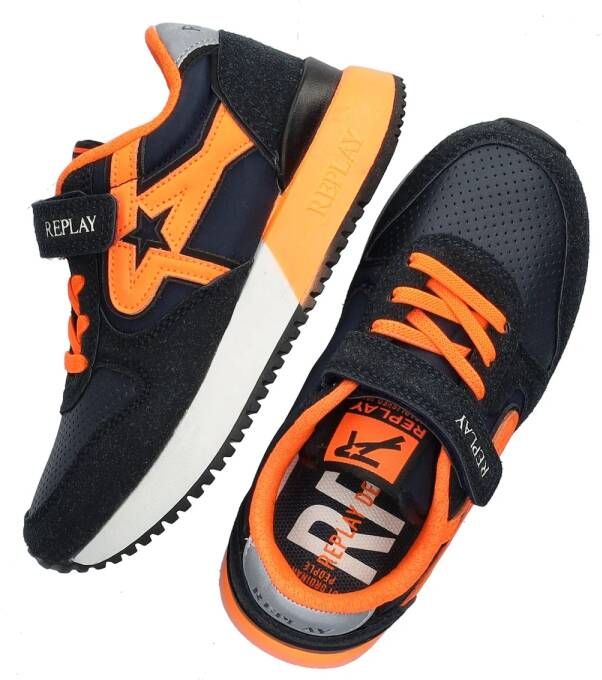 Replay Fiber Jr klittenbandschoenen