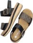 Rieker Sandalen zwart Synthetisch Dames - Thumbnail 15