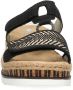 Rieker slippers zwart - Thumbnail 4