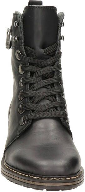 Rieker Waterdichte sneakers met ritssluiting en uitneembaar voetbed Black Dames - Foto 15