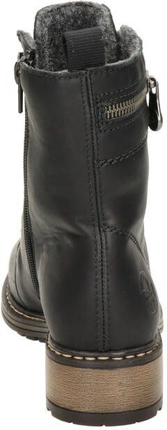 Rieker Waterdichte sneakers met ritssluiting en uitneembaar voetbed Black Dames - Foto 14