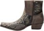 Sendra Mimo-Riding 5919 leren cowboylaarzen met slangenprint bruin - Thumbnail 4