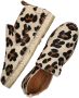 Shabbies Amsterdam Espadrille Elche Lofa Leopard Bruin - Thumbnail 5