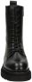Shabbies Amsterdam Mirle leren veterboots zwart - Thumbnail 2
