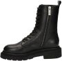 Shabbies Amsterdam Mirle leren veterboots zwart - Thumbnail 3