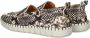 Shabbies Amsterdam Nova Lofa dames espadrille Zwart wit - Thumbnail 4