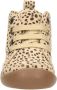 Shoesme Baby | Veterschoenen | Meisjes | Beige Black Dots | Leer - Thumbnail 2