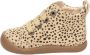 Shoesme Baby | Veterschoenen | Meisjes | Beige Black Dots | Leer - Thumbnail 3